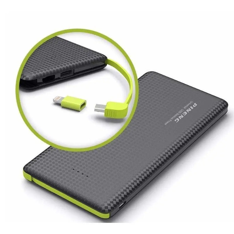 Pineng Power Bank 10.000mAh Carregador Portátil para iPhone V8