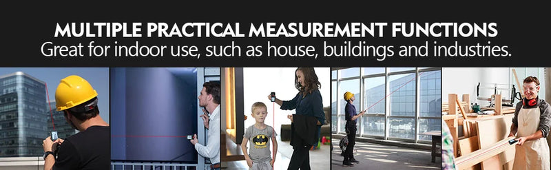 Medidor de Distância a Laser MILESEEY S6  (40M, 60M, 80M, 100M & 120M) Telêmetro a Laser IP54, Régua Eletrônica, Ferramenta de Medição Útil.